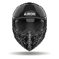 CASCO CROSSOVER J 110 AIROH PEASLY BLACK GLOSS