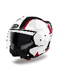 MATHISSE CASCO REVERSIBILE AIROH EXPLORE RED GLOSS COMPLETO DI PINLOCK