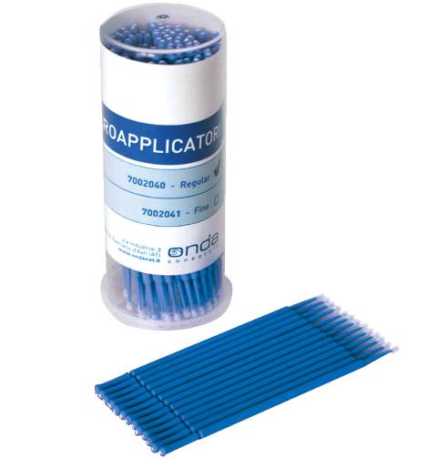 MICROAPPLICATORI  BLU REGULAR / VERDE FINE - KUMAPAN - CONFEZIONE DA 100 PEZZI
