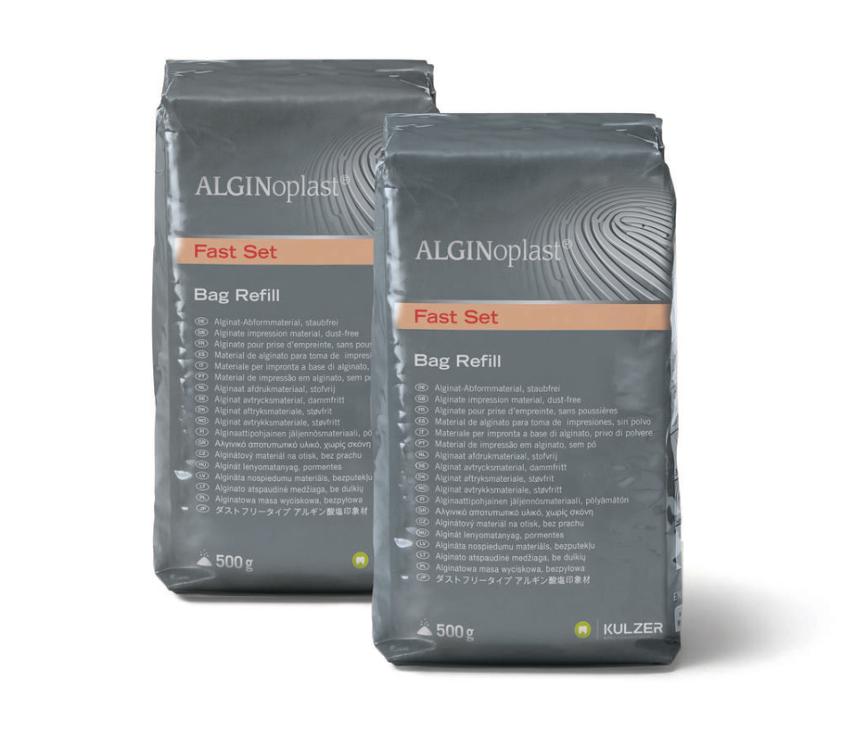 Alginoplast fast set Kulzer 500g Verde