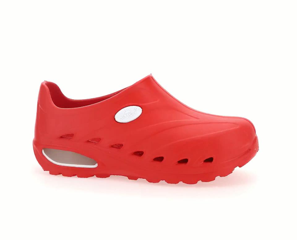 Zoccolo sanitario antistatico esd ROSSO SunShoes Dynamic