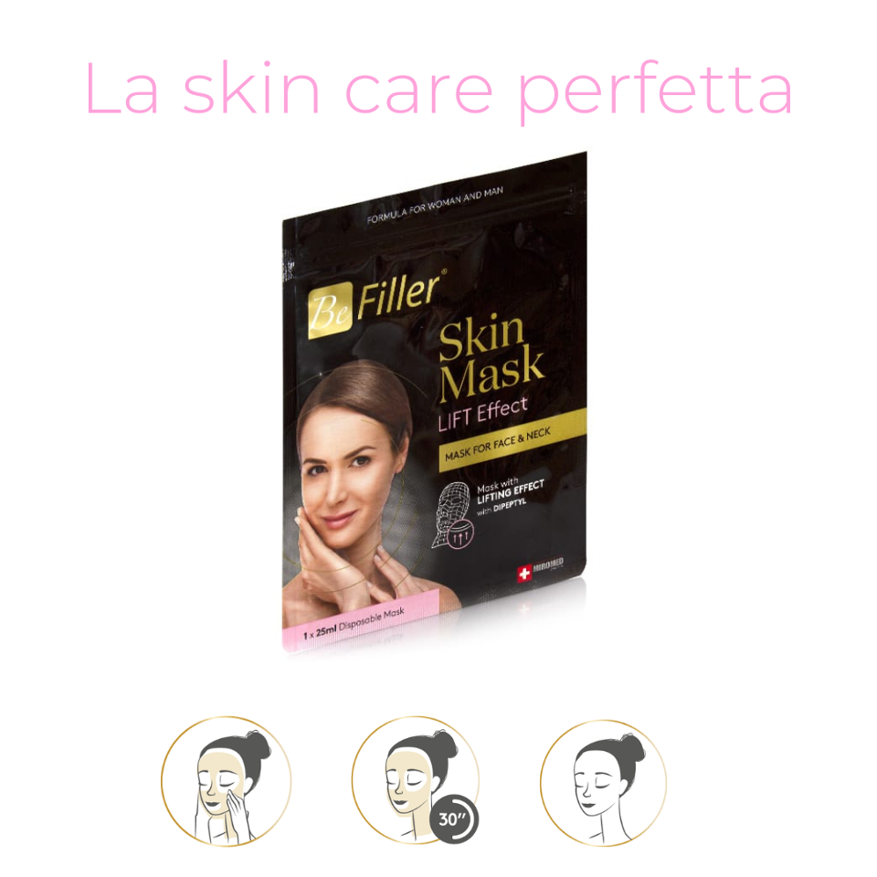 Maschera Viso | Effetto Lifting | Skin Care | box 5 pz. Be Filler Skin Mask | Lift Effect