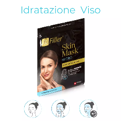 Maschera Viso | Effetto Idratante | Skin Care | box 5 pz. Be Filler HYDRO