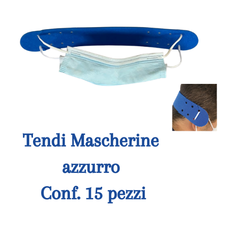 TENDI MASCHERINA C94 COLORE AZZURRO -  CONFEZIONE 15 PEZZI