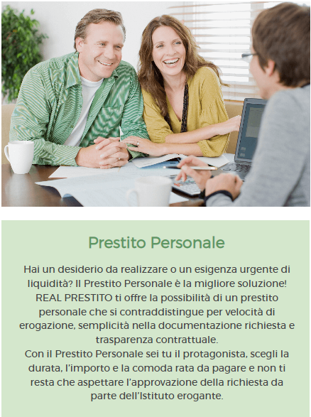 PRESTITO PERSONALE