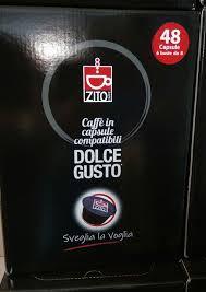 Capsule compatibili Dolce Gusto ZITO CAFFE' Box da 48 capsule