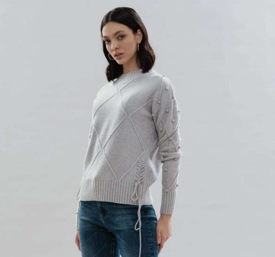 Maglia con intarsio  WHITE WISE  Collezione 2021/22