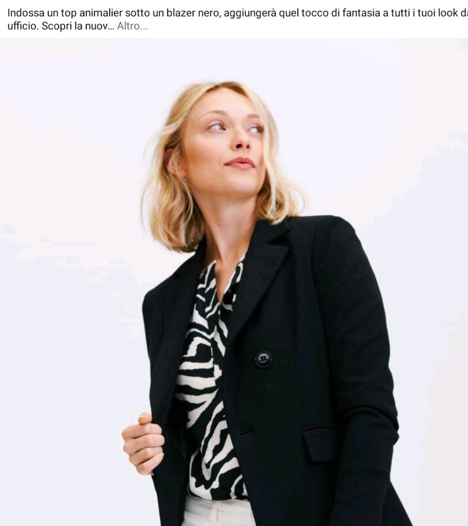 Blazer nero  ELENA MIRO' Collezione 2021/22