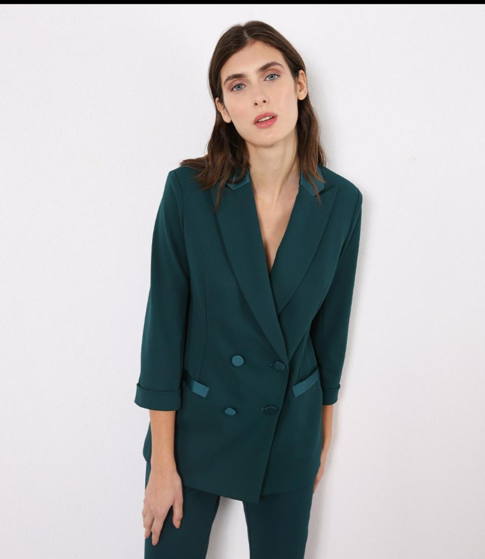 Tailleur color verde ottanio  IMPERIAL  Collezione 2021/2022