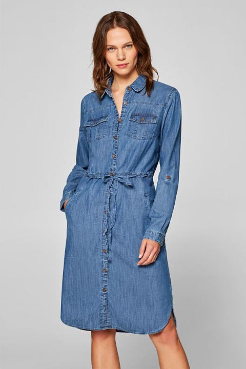 ABITO ESPRIT Abito leggero di jeans con cintura da annodare