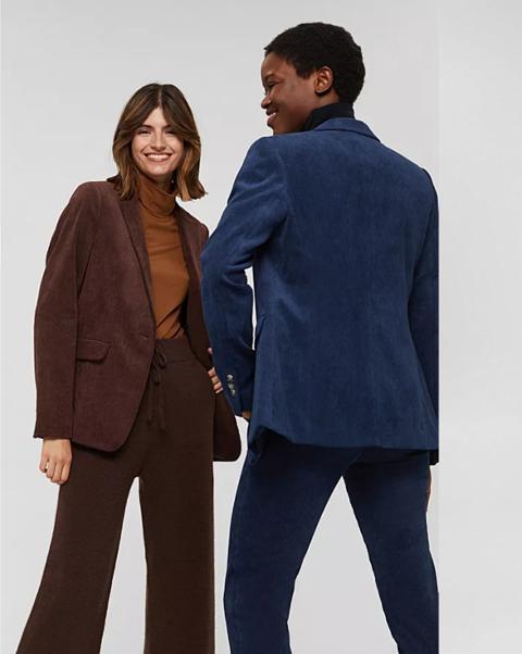 Giacca di velluto a coste, con pantalone abbinato  ESPRIT  Collezione 2021/2022