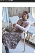 Abito maculato & cardigan in mohair  DIANA GALLESI  Collezione 2021/22