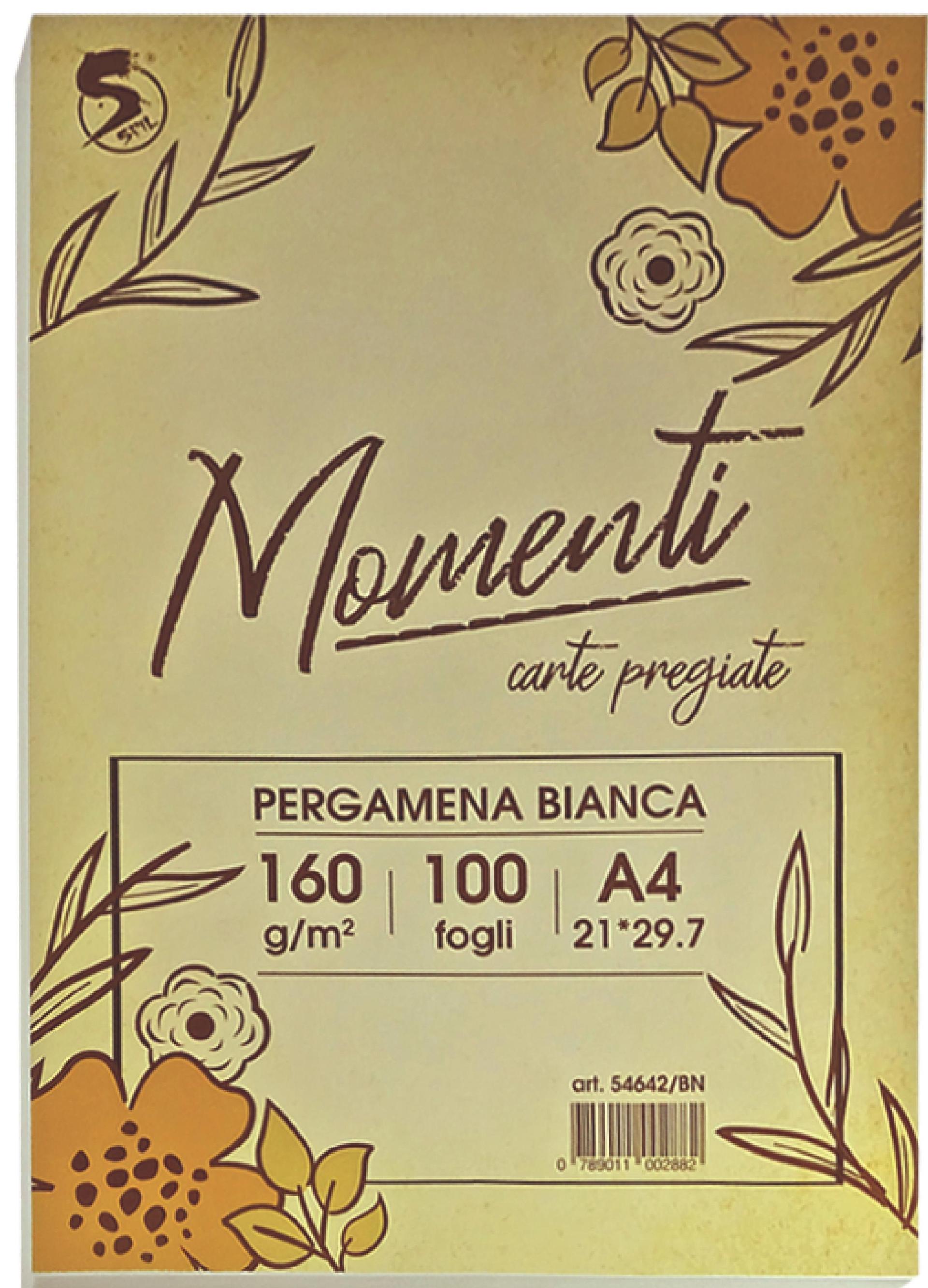 SPIL PERGAMENA A4 160GR 100FF BIANCO SPIL Carta pergamena - Palermo