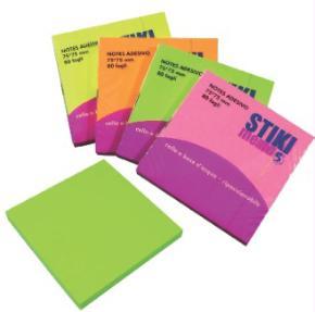 SPIL STIKI NOTES 75*75 80FF FUXIA FLUO SPIL  STIKI MEMO