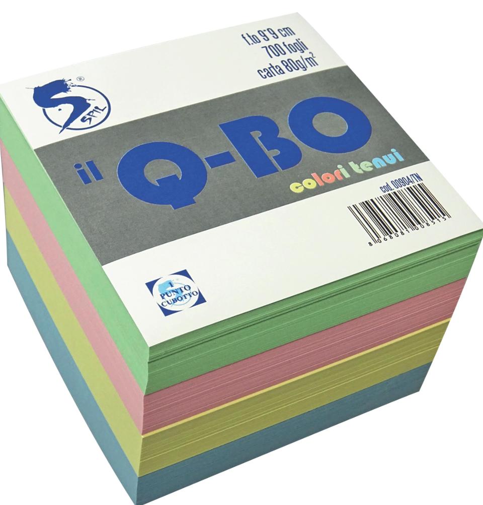 SPIL Q-BO COLORI TENUI 700FF 80GR SPIL  CUBOTTO