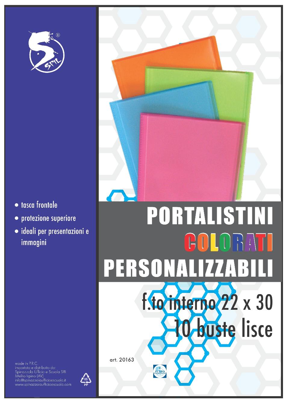 PORTALISTINO PERSONALIZZABILE 50FF COLORATO SPIL  PORTALISTINO personalizzabile