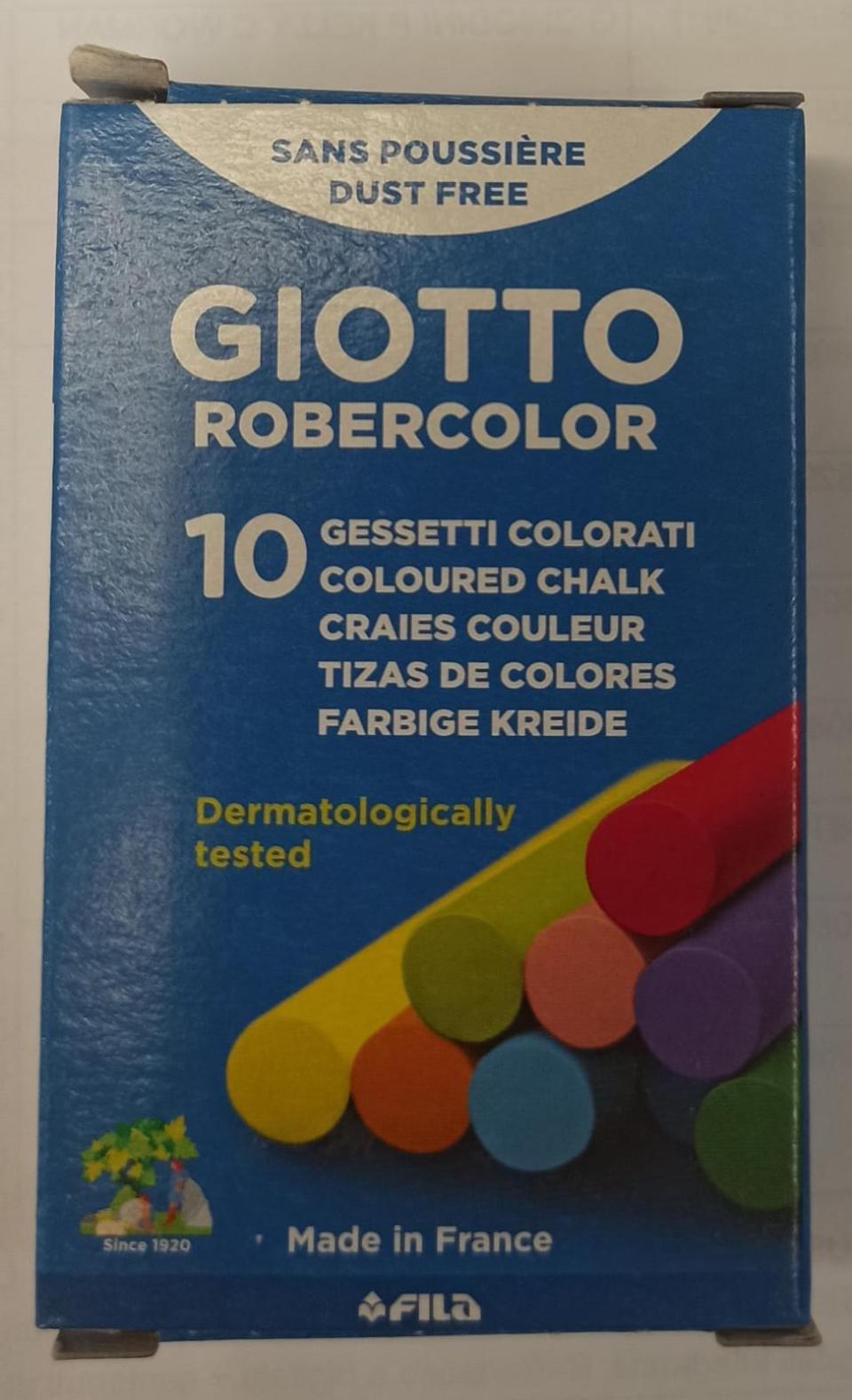 FILA GESSO COLORATO DA 10PZ FILA giotto