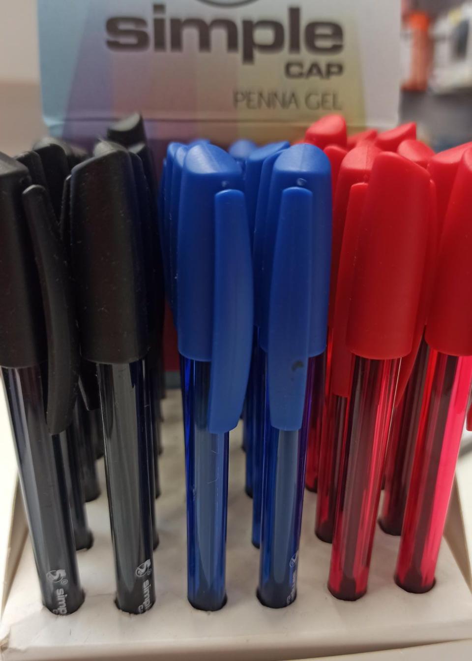 PENNA SIMPLE CAP 1.0 BLU DA 50 PZ SPIL