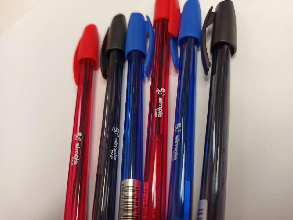 PENNA SIMPLE CAP 1.0 BLU DA 50 PZ SPIL