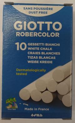 FILA GESSO BIANCO PZ 10 fila  giotto