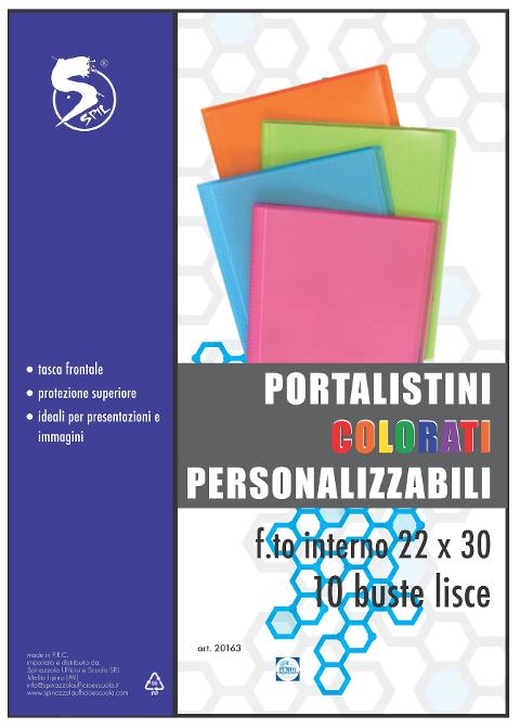 PORTALISTINO PERSONALIZZABILE 30FF COLORATO SPIL  PORTALISTINO personalizzabile