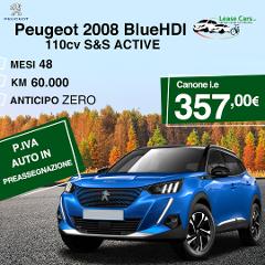 Noleggio Lungo Termine All Inclusive Peugeot 2008 BlueHDI 110cv S&S ACTIVE