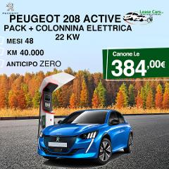 Noleggio Lungo termine All Inclusive Peugeot 208 ACTIVE PACK + COLONNINA ELETTRICA