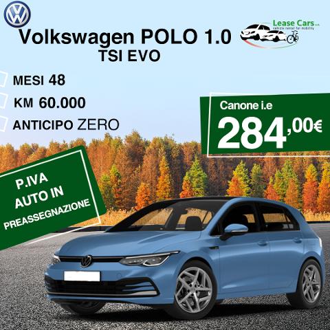 Noleggio Lungo termine All Inclusive  Volkswagen Polo 1.0 TSI EVO