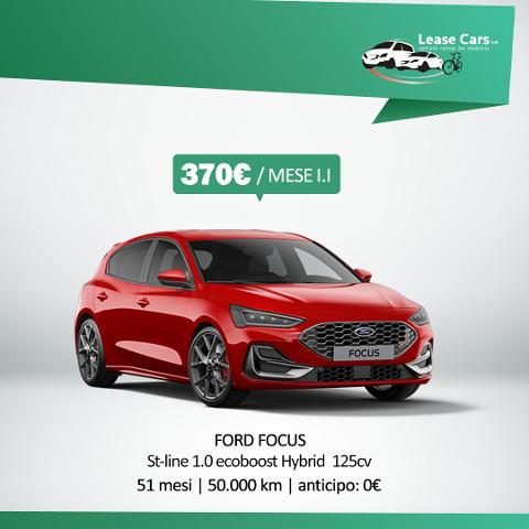 Noleggio Lungo Termine All Inclusive FORD FOCUS ST-LINE 1.0 EcoBoost MHEV 125cv