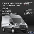 Noleggio Lungo Termine All Inclusive Ford Transit 350 L3H2 2.0 TDCI MHEV 130cv
