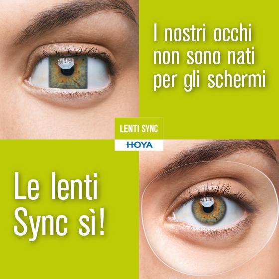 Lenti con supporto accomodativo Hoya  SYNC