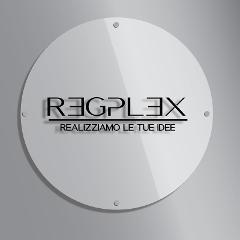 Targa Insegna Rotonda in Plexiglas Regplex Incisione Personalizzata
