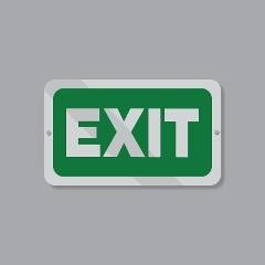 Cartello Uscita Exit Regplex Segnaletica di Sicurezza