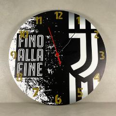 Orologio da parete in Plexiglas Juventus Regplex tema Squadre Calcio