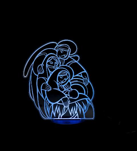 Lampada Sacra Famiglia Regplex Base LED RGB
