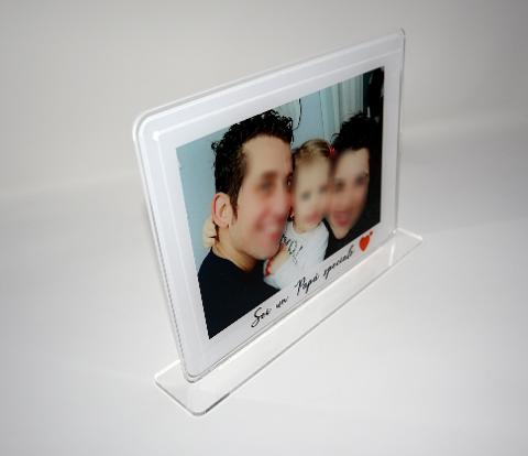 Portafoto Ricordo Mamma/Papà in Plexiglass Regplex Personalizzato