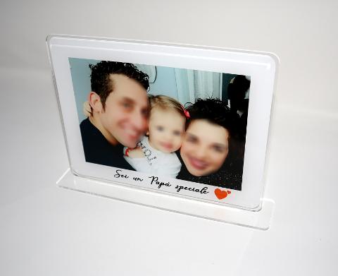 Portafoto Ricordo Mamma/Papà in Plexiglass Regplex Personalizzato