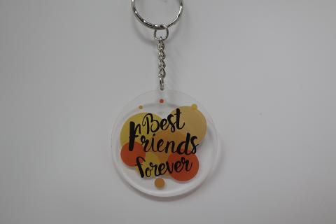 Best Friends Forever - Porta Chiave in Plexiglas Regplex Personalizzato