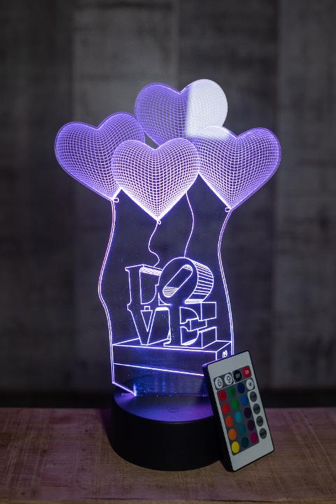 Lampada Love Regplex Base LED RGB