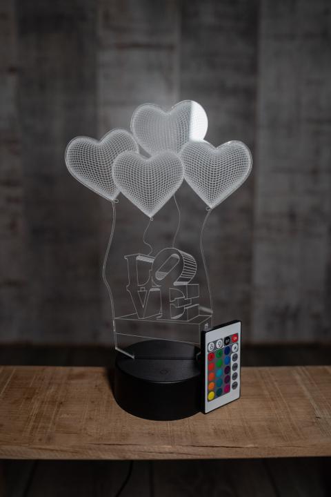 Lampada Love Regplex Base LED RGB
