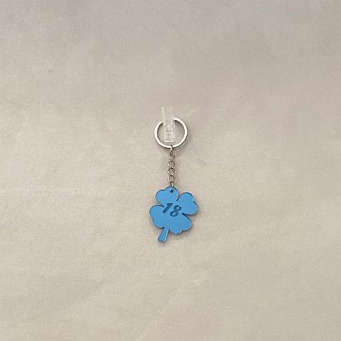 Quadrifoglio per Diciottesimo - Porta Chiave in Plexiglas Regplex Personalizzato