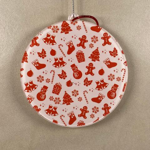 Pallina di Natale con stampa Regplex in Plexiglas PN-45