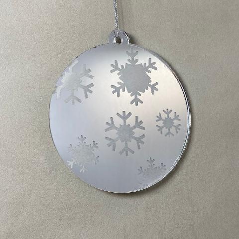 Pallina di Natale con incisione Regplex in Plexiglas PN-47