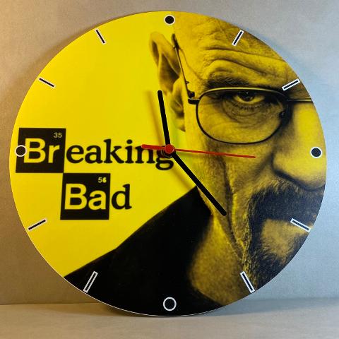 Orologio da parete in Plexiglas Breaking Bad Regplex tema Serie TV
