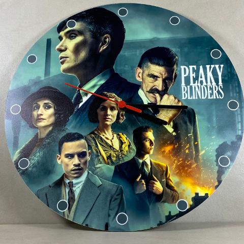 Orologio da parete in Plexiglas Peaky Blinders Regplex tema Serie TV