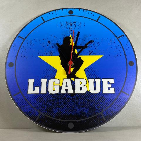 Orologio da parete in Plexiglas Ligabue Europe Tour Regplex tema Rock Band