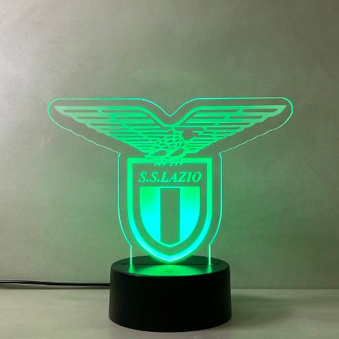Lampada Lazio con Scritta Personalizzata Regplex Base LED RGB