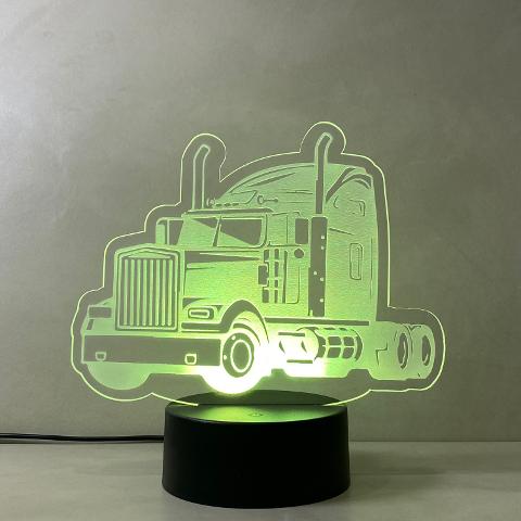 Lampada Camion con Scritta Personalizzata Regplex Base LED RGB