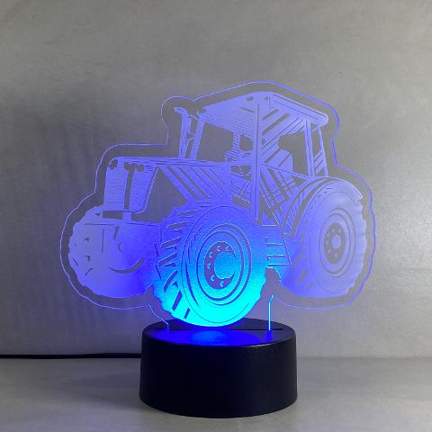 Lampada Trattore con Scritta Personalizzata Regplex Base LED RGB