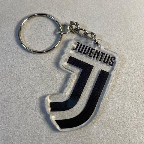 Juventus Portachiavi in Plexiglas Regplex trasparente